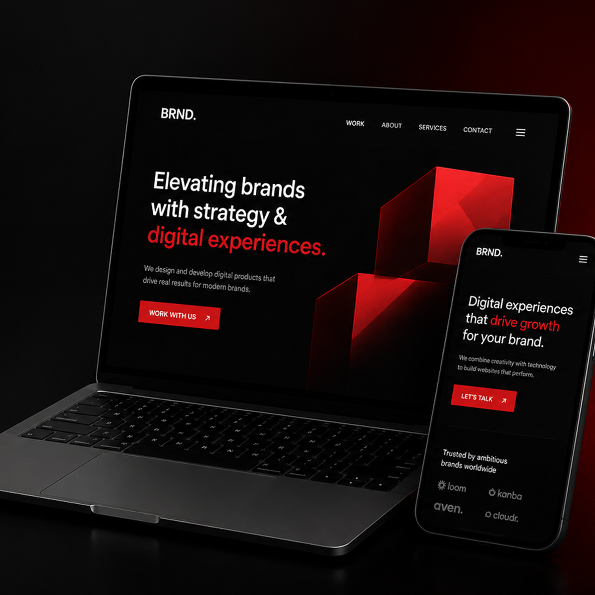 UI/UX design work